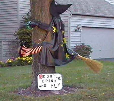 Witch's botched landing ends with tree collision